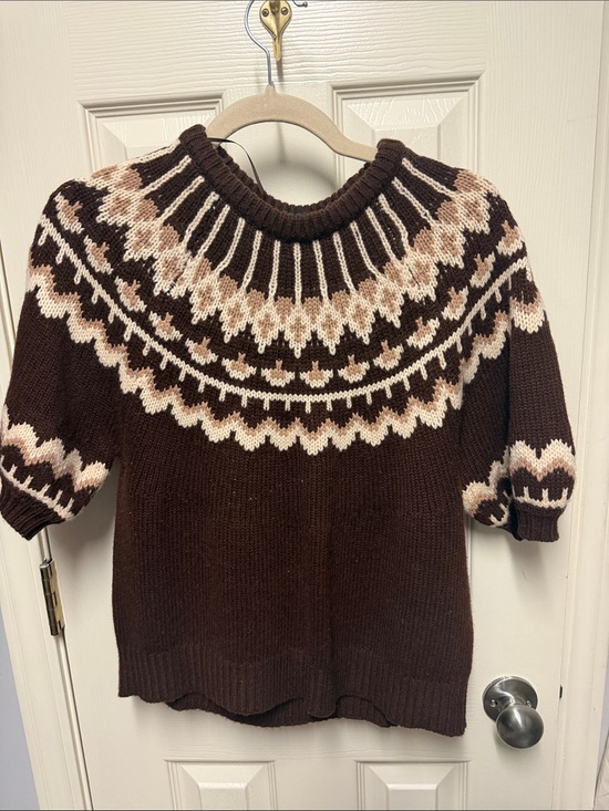 Zara Sweaters - Zara cable short sleeve sweater